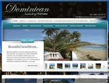 Tablet Screenshot of dominican-luxury-homes.com
